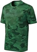 Sport-Tek Adult/Youth CamoHex Short Sleeve Tee