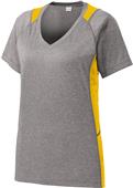 Sport-Tek Ladies' Heather Colorblock Contender Tee