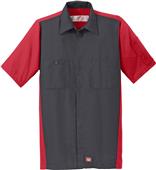 Red Kap Adult Short Sleeve Ripstop Crew Shirt