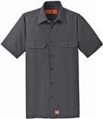 Red Kap Adult Short Sleeve Solid Ripstop Shirt