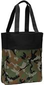 Port Authority Camo Colorblock Tote Bag
