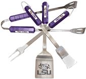 BSI Products NCAA LSU Tigers 4 PC BBQ Grilling Set BSI Products NCAA LSU Tigers 4 PC BBQ Grilling Set