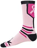 Red Lion The Fighter Pink Ribbon Crew Socks Red Lion The Fighter Pink Ribbon Crew Socks
