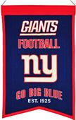 Winning Streak NFL NY Giants Franchise Banner Winning Streak NFL NY Giants Franchise Banner