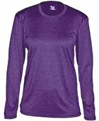 Badger Pro Heather Ladies' Long Sleeve Tee Shirt Badger Pro Heather Ladies' Long Sleeve Tee Shirt