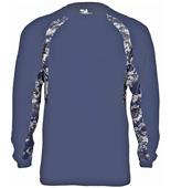 Badger Adult Digital Hook Long Sleeve Tee Shirt Badger Adult Digital Hook Long Sleeve Tee Shirt