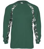 Badger Adult Digital Hook Long Sleeve Tee Shirt Badger Adult Digital Hook Long Sleeve Tee Shirt