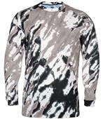 Badger Sport Adult Tie Dri Long Sleeve Tee Shirt Badger Sport Adult Tie Dri Long Sleeve Tee Shirt