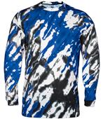 Badger Sport Adult Tie Dri Long Sleeve Tee Shirt Badger Sport Adult Tie Dri Long Sleeve Tee Shirt