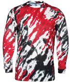 Badger Sport Adult Tie Dri Long Sleeve Tee Shirt Badger Sport Adult Tie Dri Long Sleeve Tee Shirt