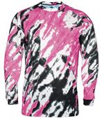 Badger Sport Adult Tie Dri Long Sleeve Tee Shirt Badger Sport Adult Tie Dri Long Sleeve Tee Shirt