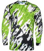 Badger Sport Adult Tie Dri Long Sleeve Tee Shirt Badger Sport Adult Tie Dri Long Sleeve Tee Shirt