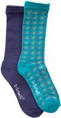 Dr Scholl's Womens Hearts 2pr Knee High Socks 2PK