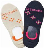 Dr Scholl's Womens Diamond 2pr No Show Socks