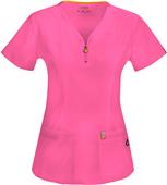 Code Happy Womens Bliss V-Neck Scrub Tops Code Happy Womens Bliss V-Neck Scrub Tops