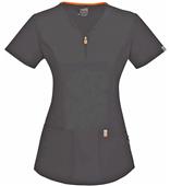 Code Happy Womens Bliss V-Neck Scrub Tops Code Happy Womens Bliss V-Neck Scrub Tops