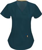 Code Happy Womens Bliss Mock Wrap Scrub Tops Code Happy Womens Bliss Mock Wrap Scrub Tops