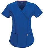 Code Happy Womens Bliss Mock Wrap Scrub Tops Code Happy Womens Bliss Mock Wrap Scrub Tops
