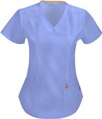 Code Happy Womens Bliss Mock Wrap Scrub Tops Code Happy Womens Bliss Mock Wrap Scrub Tops