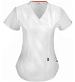 Code Happy Womens Bliss Mock Wrap Scrub Tops AB Code Happy Womens Bliss Mock Wrap Scrub Tops AB