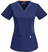 Code Happy Womens Bliss Fit V-Neck Scrub Tops AB Code Happy Womens Bliss Fit V-Neck Scrub Tops AB