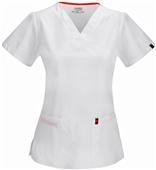 Code Happy Womens Bliss Fit V-Neck Scrub Tops AB Code Happy Womens Bliss Fit V-Neck Scrub Tops AB