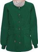 Code Happy Bliss Womens Snap Front Scrub Jacket Code Happy Bliss Womens Snap Front Scrub Jacket