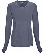 Code Happy Womens Bliss L/S Knit Tee Scrub Top Code Happy Womens Bliss L/S Knit Tee Scrub Top