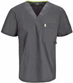 Code Happy Mens V-Neck Scrub Top Code Happy Mens V-Neck Scrub Top