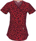 Code Happy Butterfly Oh My Mock Wrap Scrub Top Code Happy Butterfly Oh My Mock Wrap Scrub Top
