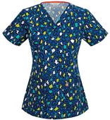 Code Happy Island Oasis V-Neck Scrub Top Code Happy Island Oasis V-Neck Scrub Top