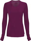Cherokee Women's Long Sleeve Knit Tee Cherokee Women's Long Sleeve Knit Tee
