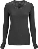 Cherokee Women's Long Sleeve Knit Tee Cherokee Women's Long Sleeve Knit Tee