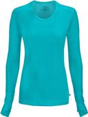 Cherokee Women's Long Sleeve Knit Tee Cherokee Women's Long Sleeve Knit Tee