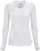 Cherokee Women's Long Sleeve Knit Tee Cherokee Women's Long Sleeve Knit Tee