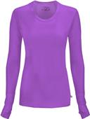 Cherokee Women's Long Sleeve Knit Tee Cherokee Women's Long Sleeve Knit Tee