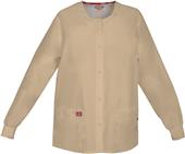Dickies Missy Fit Snap Front Warm-Up Scrub Jacket Dickies Missy Fit Snap Front Warm-Up Scrub Jacket