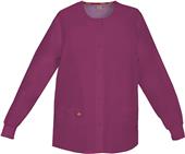 Dickies Missy Fit Snap Front Warm-Up Scrub Jacket Dickies Missy Fit Snap Front Warm-Up Scrub Jacket