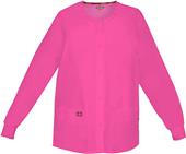 Dickies Missy Fit Snap Front Warm-Up Scrub Jacket