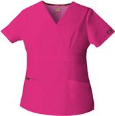 Dickies Missy Fit Mock Wrap Scrub Top Dickies Missy Fit Mock Wrap Scrub Top
