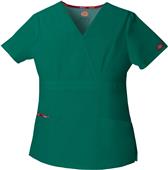 Dickies Missy Fit Mock Wrap Scrub Top Dickies Missy Fit Mock Wrap Scrub Top