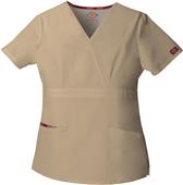 Dickies Missy Fit Mock Wrap Scrub Top Dickies Missy Fit Mock Wrap Scrub Top