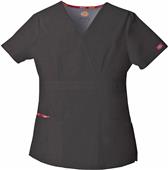 Dickies Missy Fit Mock Wrap Scrub Top Dickies Missy Fit Mock Wrap Scrub Top
