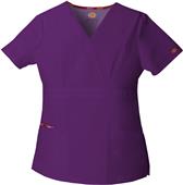 Dickies Missy Fit Mock Wrap Scrub Top Dickies Missy Fit Mock Wrap Scrub Top