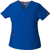 Dickies Missy Fit Mock Wrap Scrub Top Dickies Missy Fit Mock Wrap Scrub Top