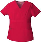 Dickies Missy Fit Mock Wrap Scrub Top Dickies Missy Fit Mock Wrap Scrub Top