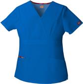 Dickies Missy Fit Mock Wrap Scrub Top Dickies Missy Fit Mock Wrap Scrub Top