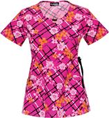 Cherokee Women's Round Neck Patch Pocket Scrub Top