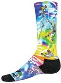 Red Lion Tie Dye Assassin Football Crew Socks Red Lion Tie Dye Assassin Football Crew Socks
