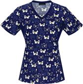 Cherokee Womens Proof Paws-itive V-Neck Scrub Top